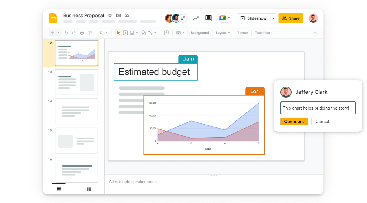 screenshot of Google Slides